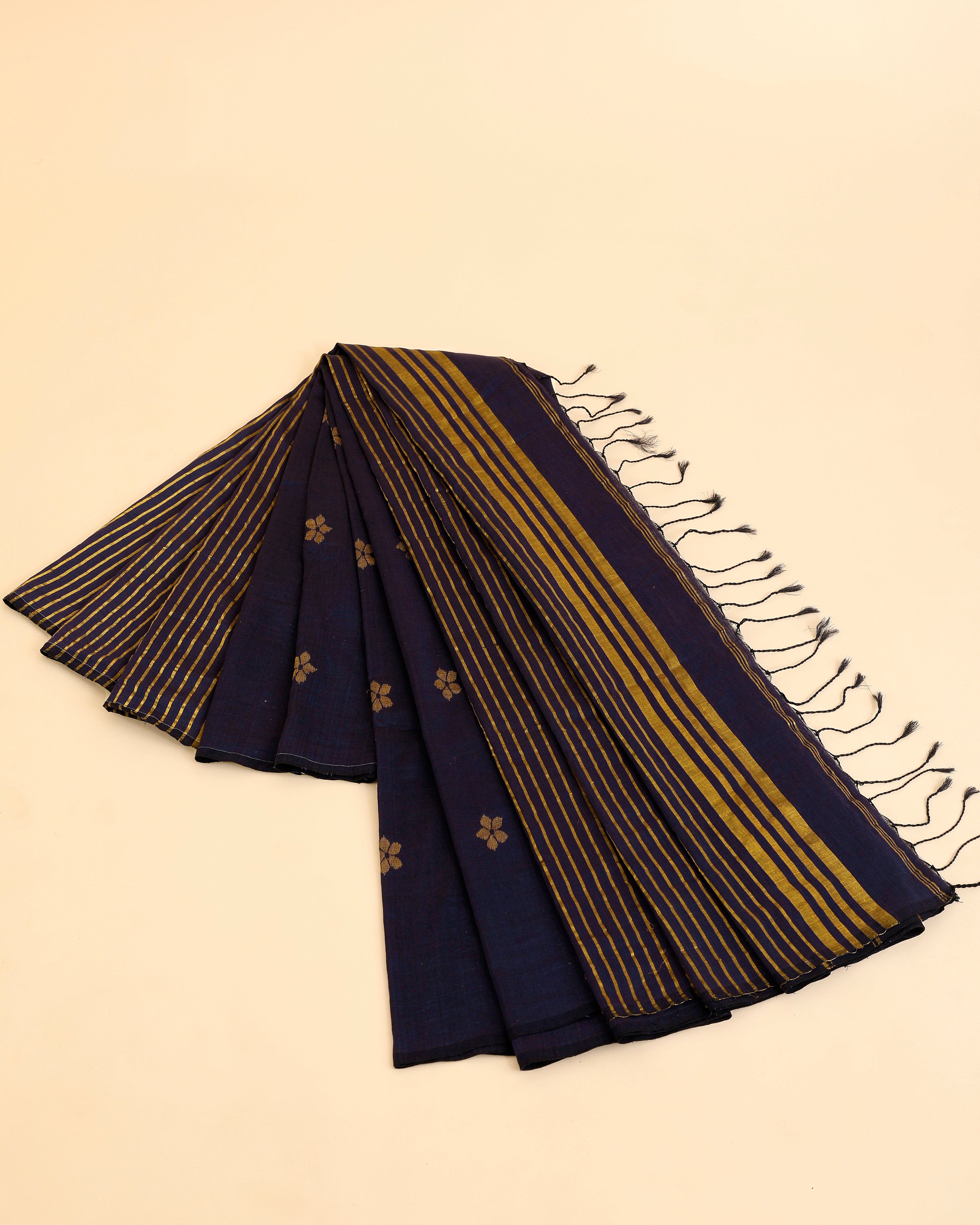 Mrinmoyee Navy Blue Saree