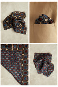 Jaal Ajrakh Dotarfa Pocket Square