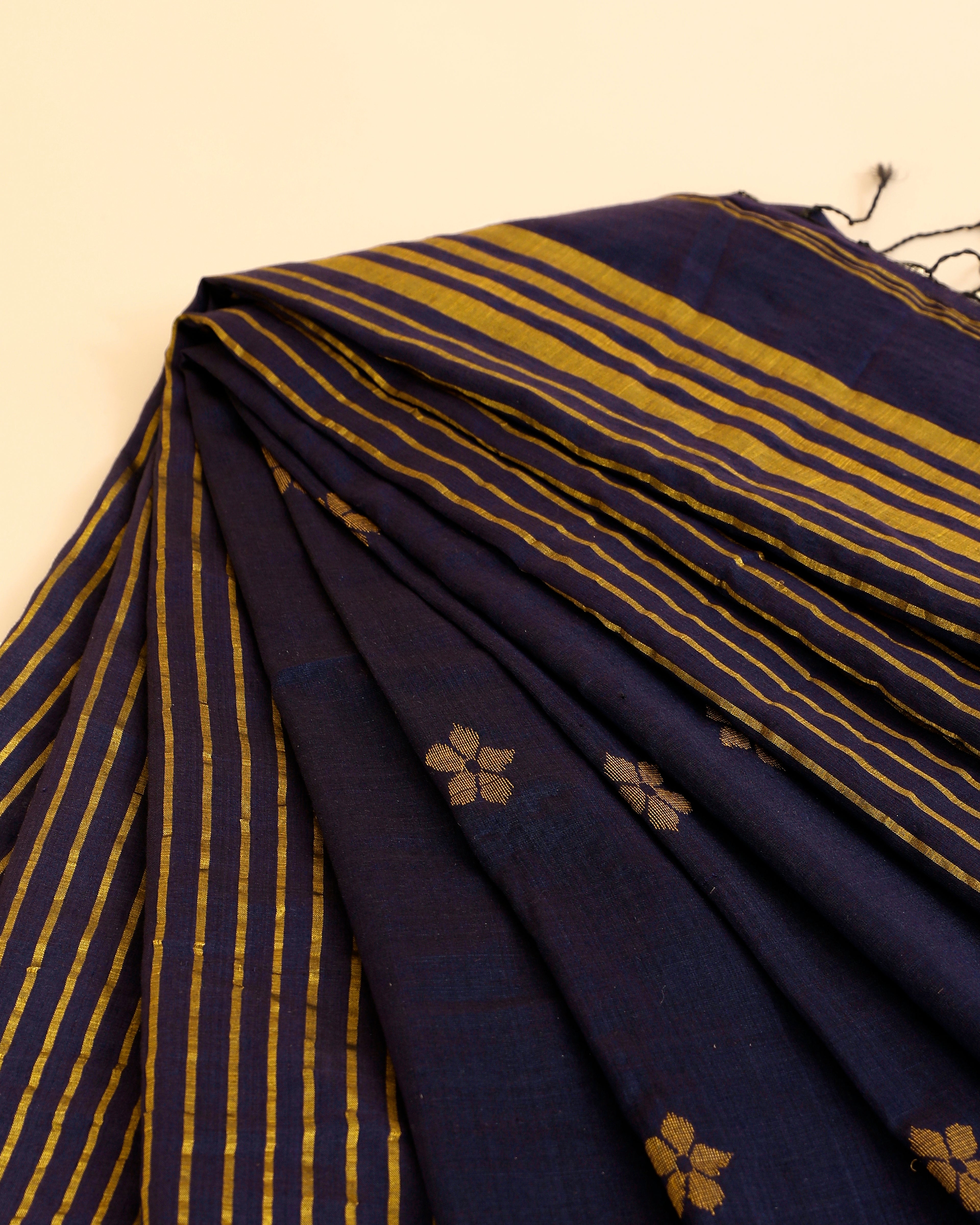 Mrinmoyee Navy Blue Saree