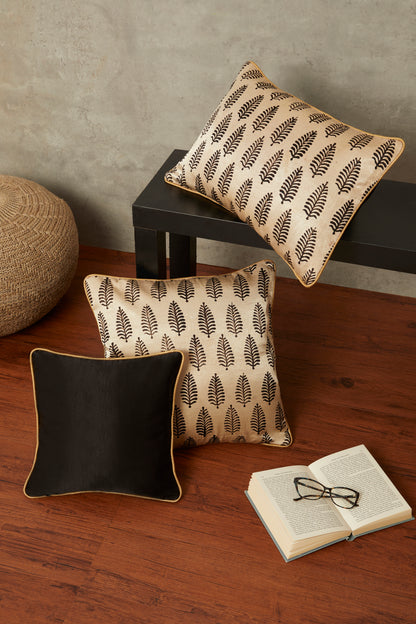 Panna Mashru Rectangle Cushion Cover