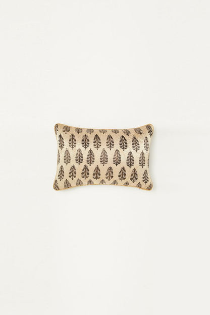 Panna Mashru Rectangle Cushion Cover