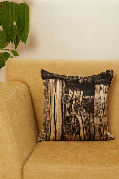 Saar Mashru Ajrakh Square Cushion Cover