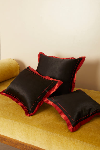 Thej Mashru Ajrakh Square Cushion Cover