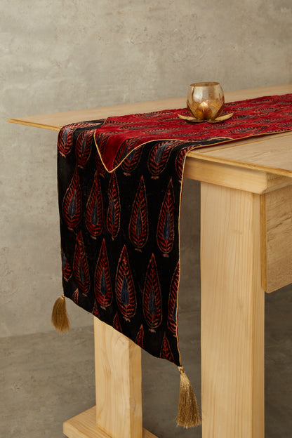 Patra Ajrakh Table Runner