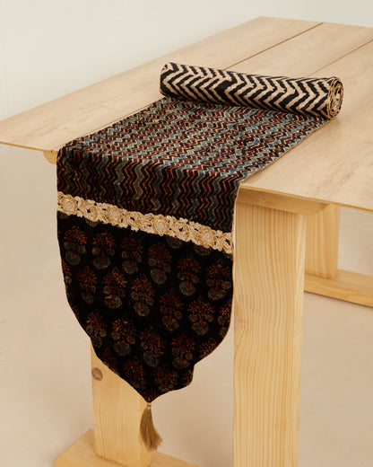 Varg Ajrakh Table Runner