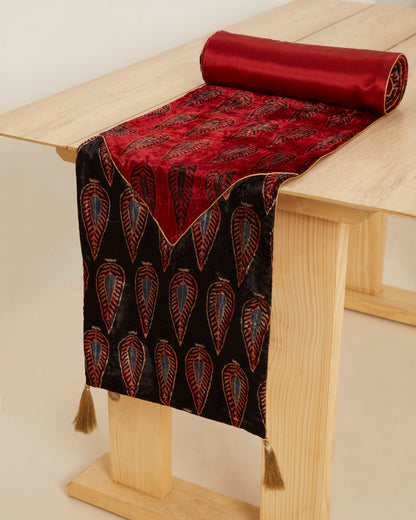 Patra Ajrakh Table Runner