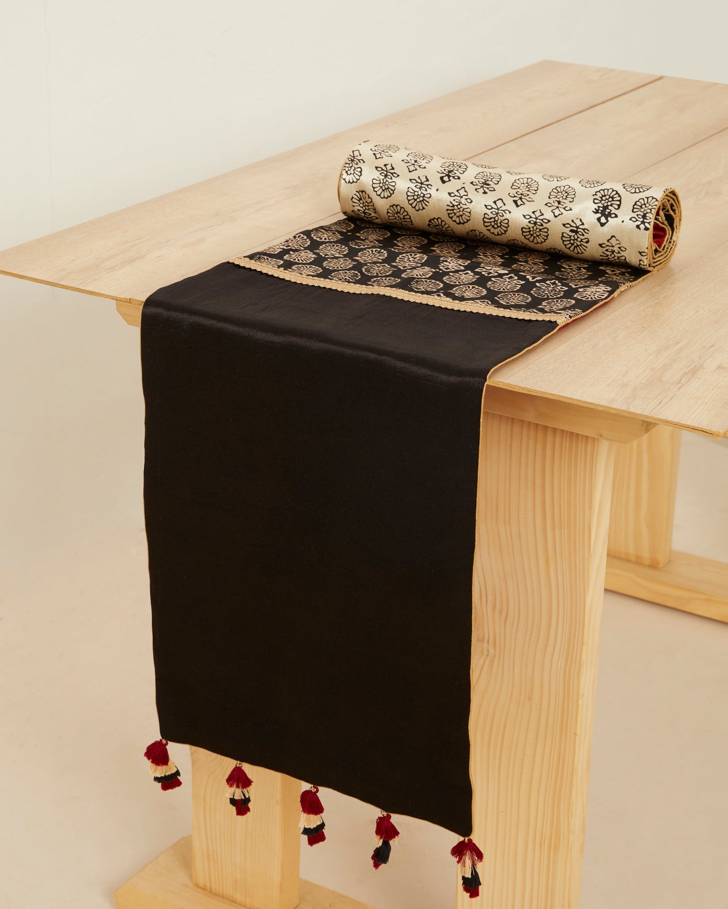 Saaj Ajrakh Table Runner