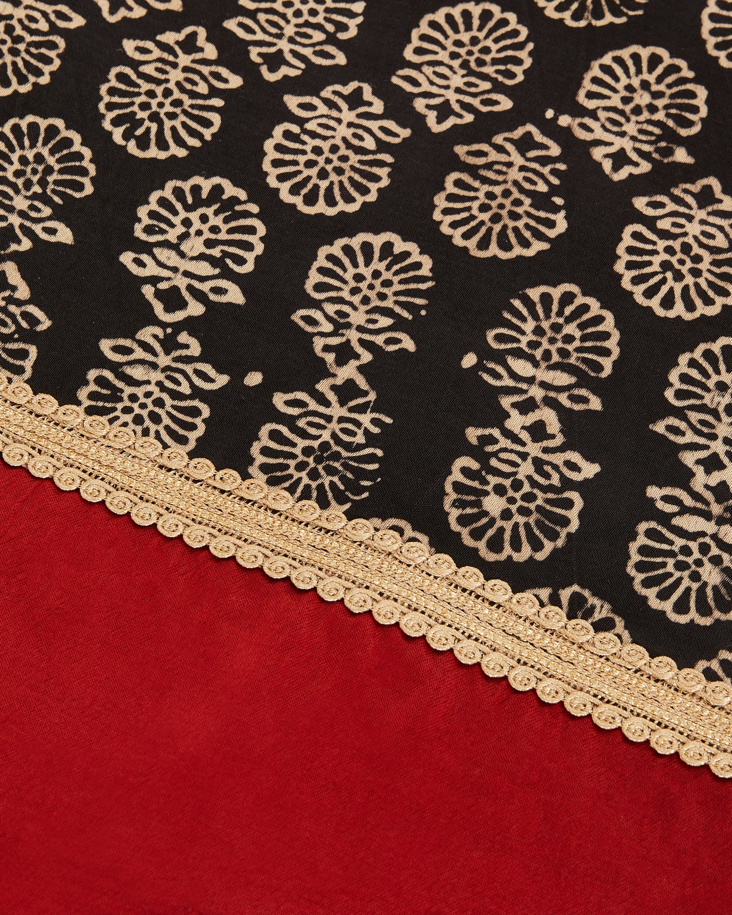 Saaj Ajrakh Table Runner