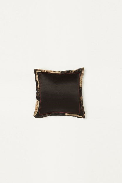 Chaayaa Mashru Ajrakh Square Cushion Cover