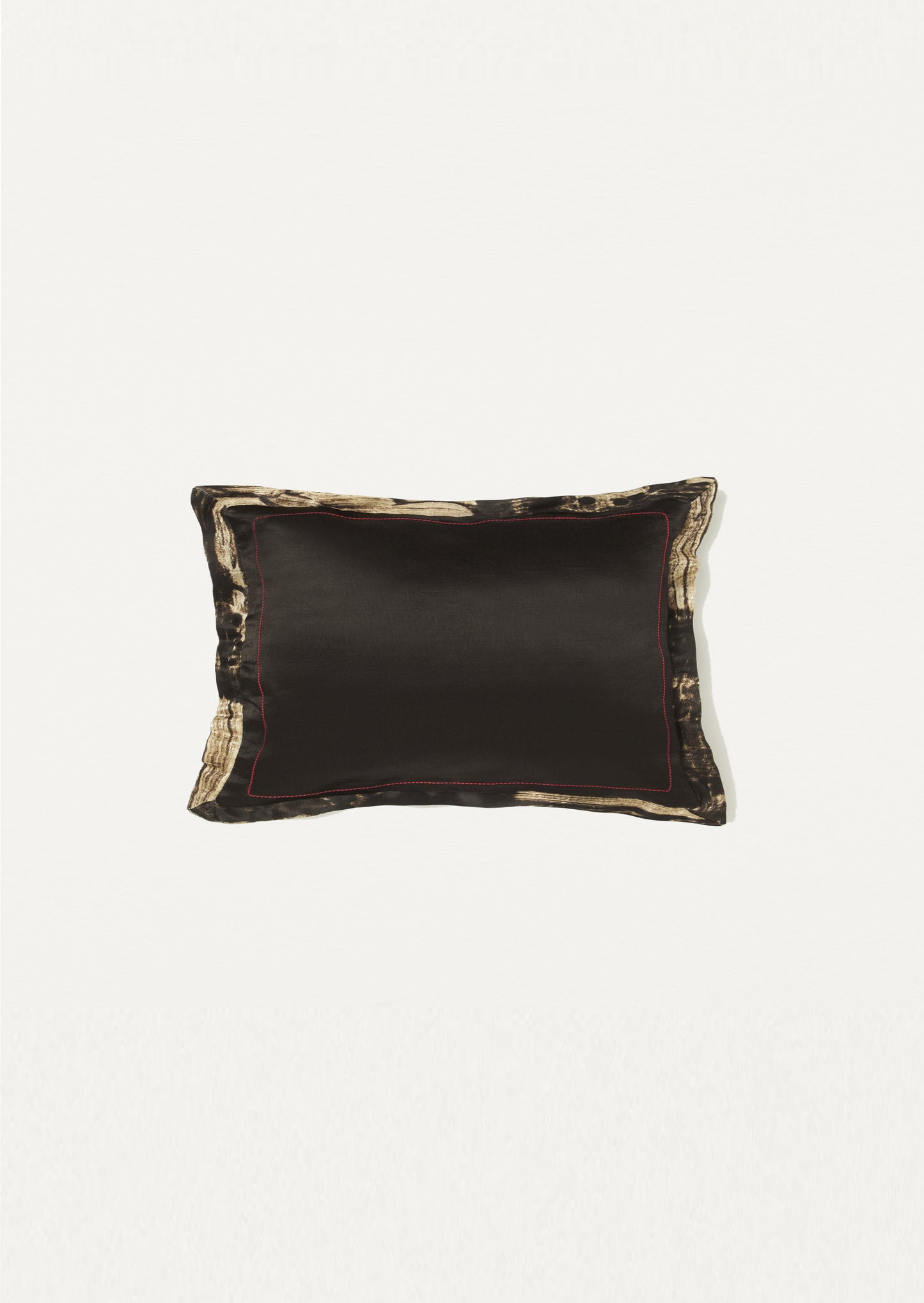 Chaayaa Mashru Ajrakh Rectangle Cushion Cover