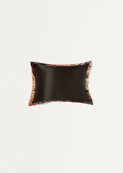 Jhalak Mashru Ajrakh Rectangle Cushion Cover