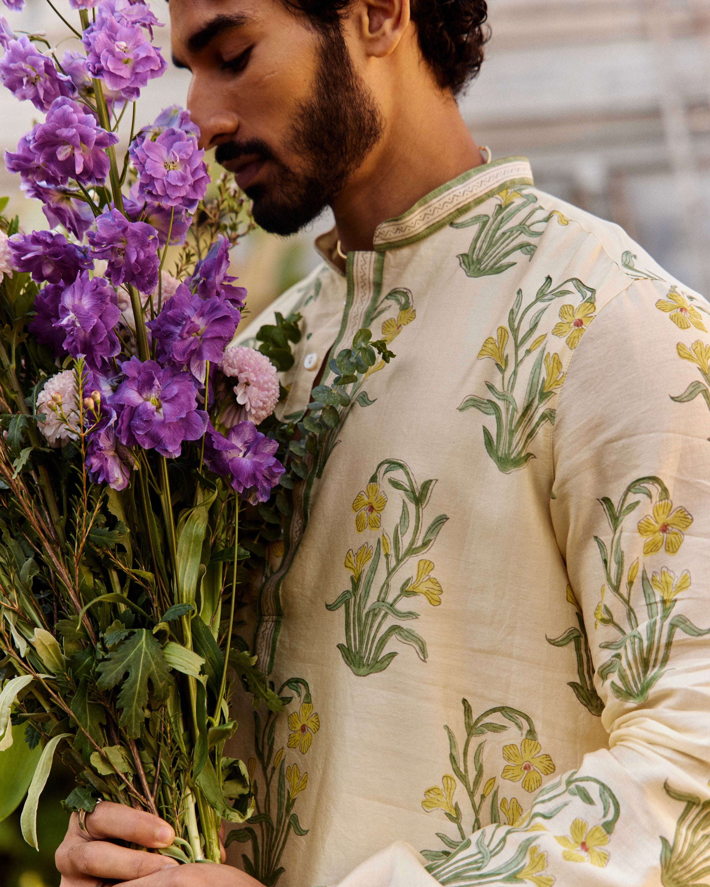 Kaner Guldaan Yellow kurta