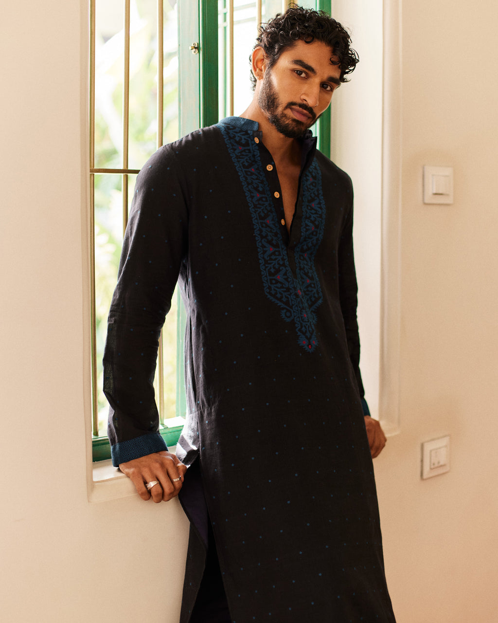 Raatri Jamdani kurta