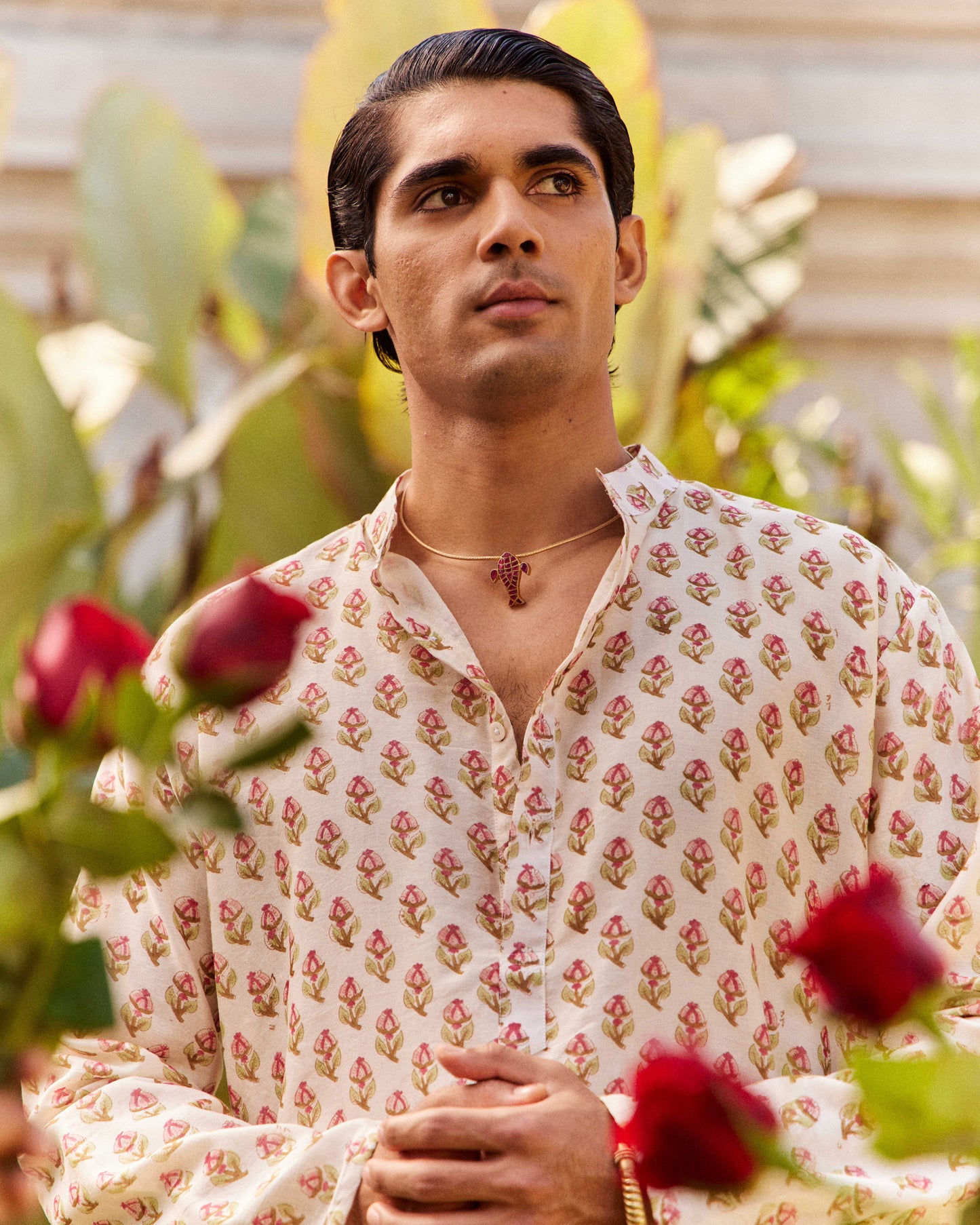 Anar Buta Pink kurta