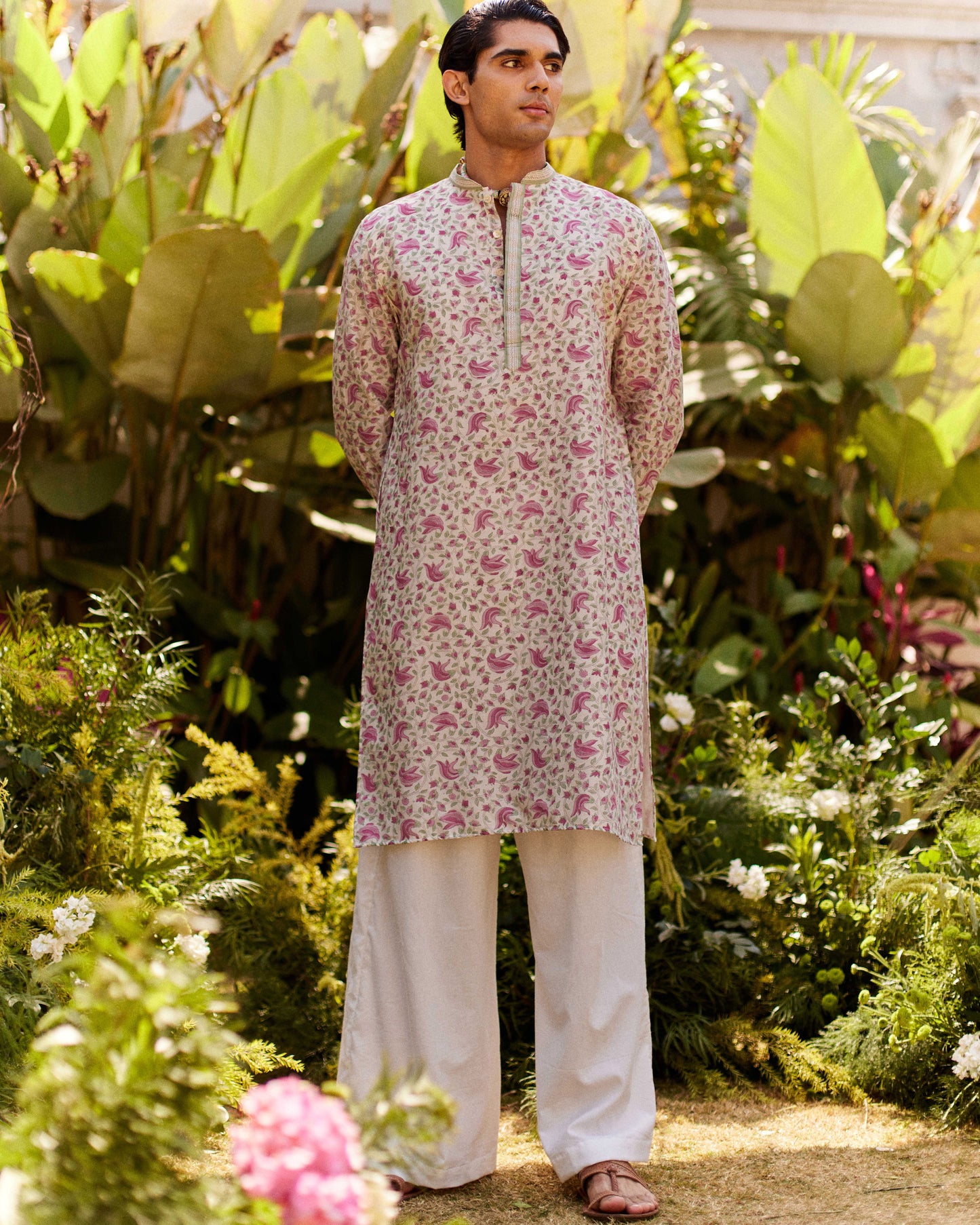 Tesu Jaal White kurta