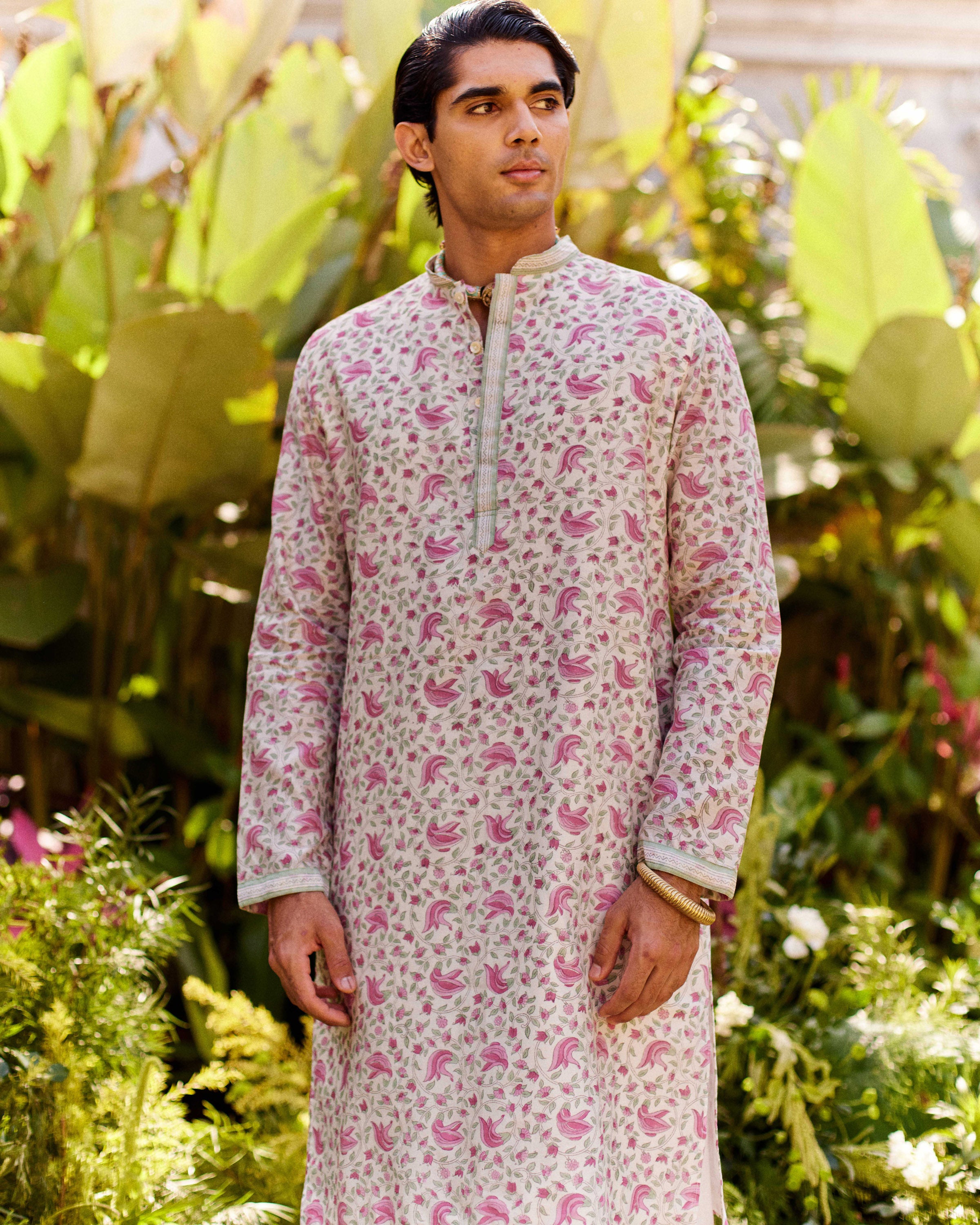 Tesu Jaal White kurta