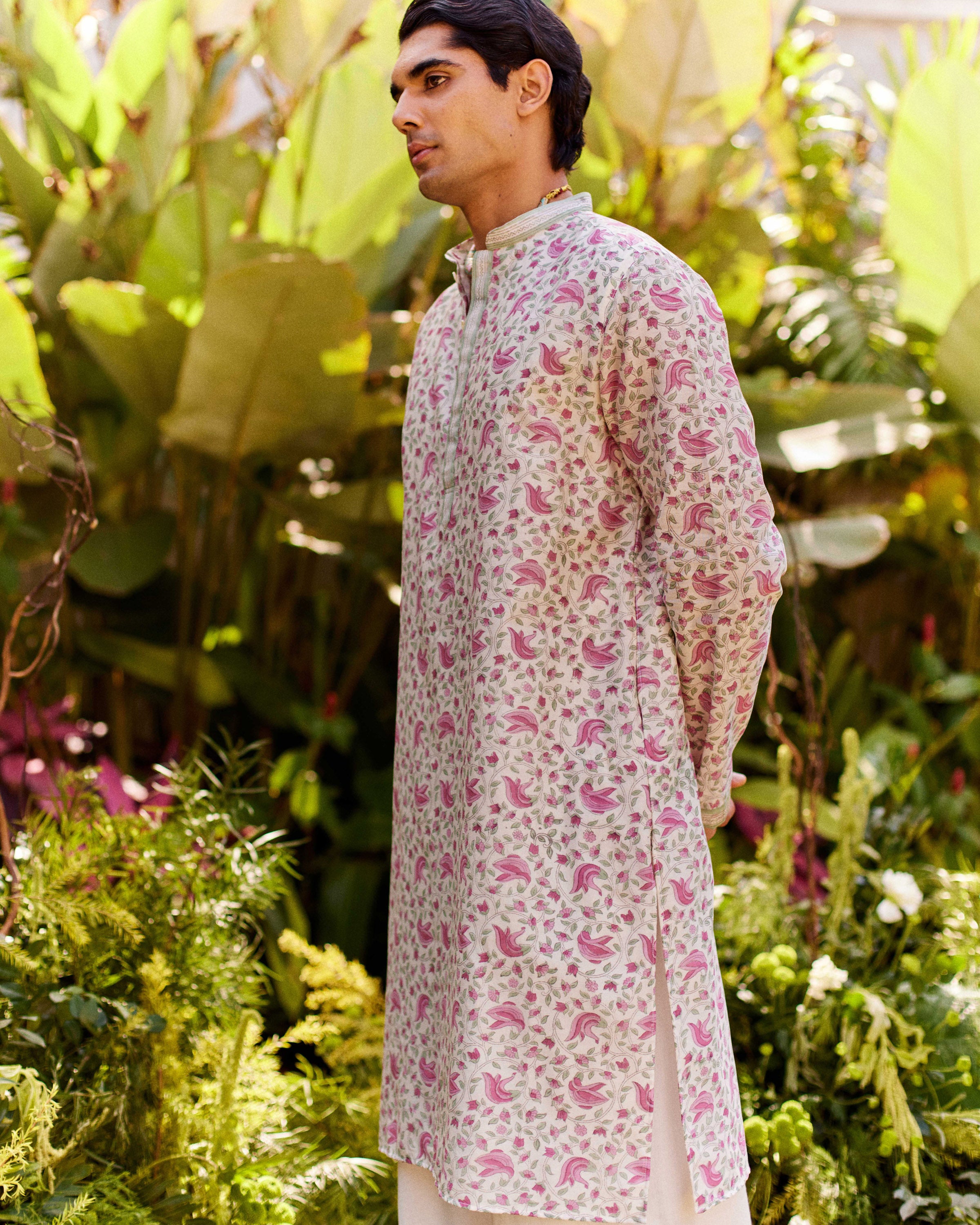 Tesu Jaal White kurta