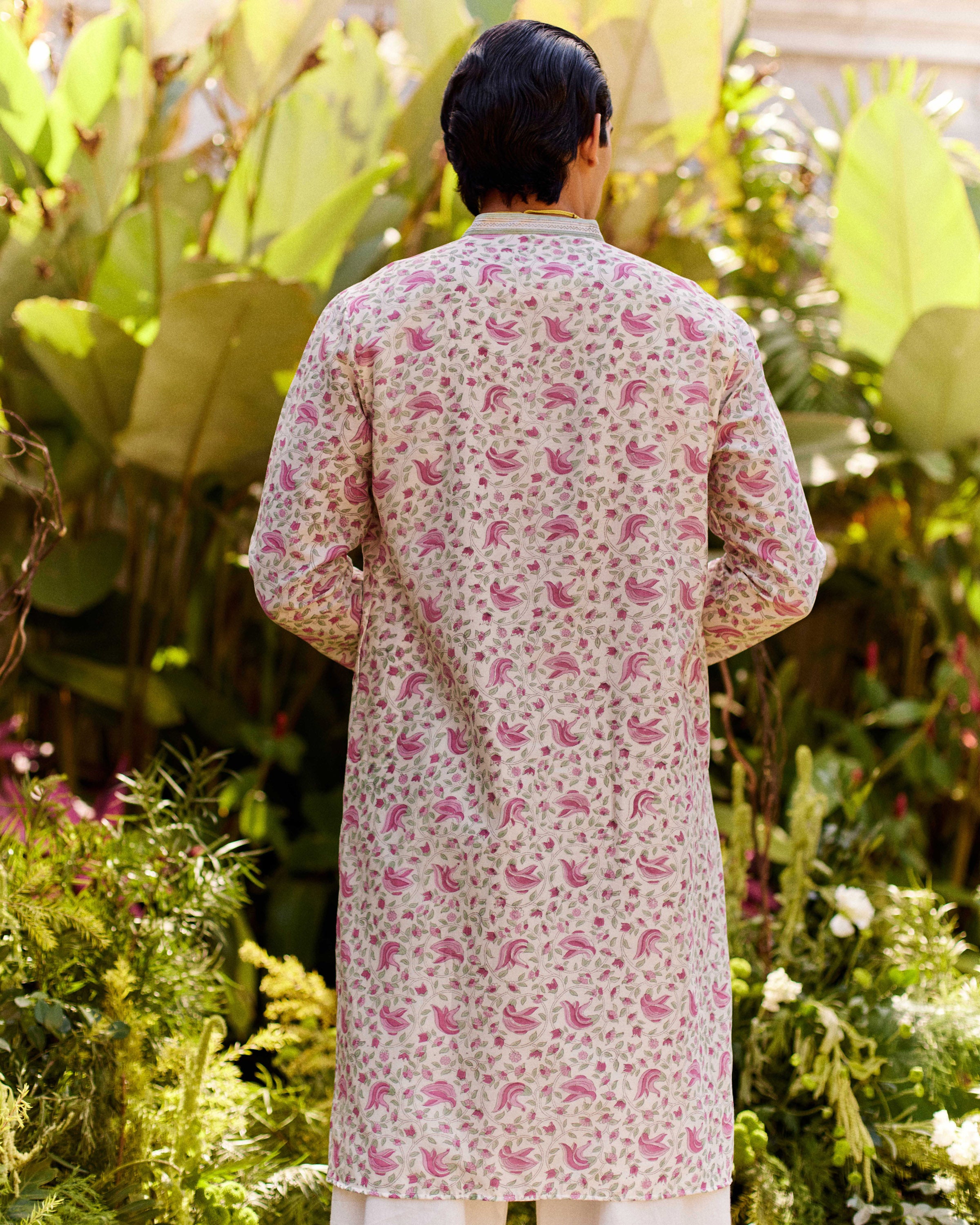 Tesu Jaal White kurta