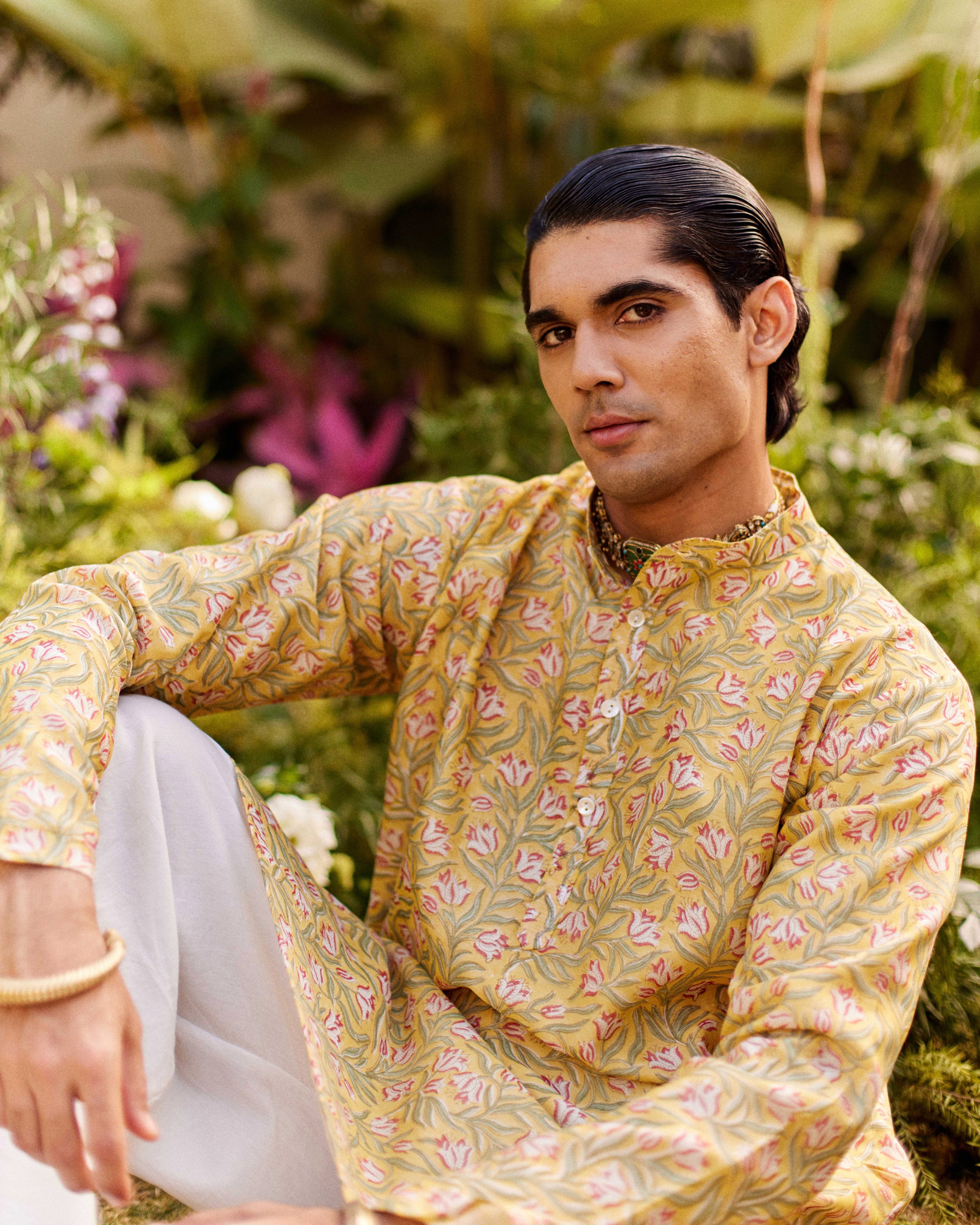 Kumudini Red kurta