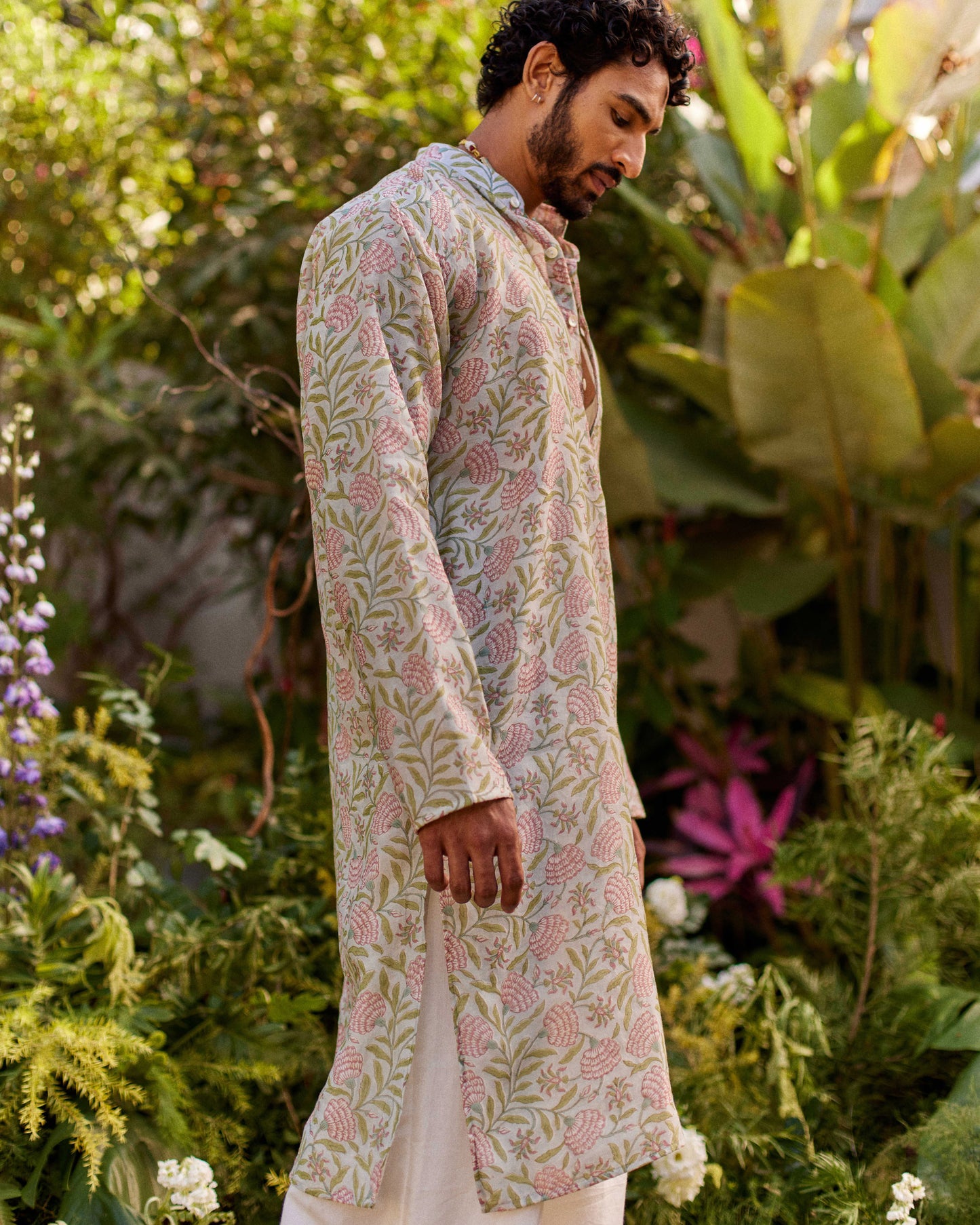 Gulnaar Pink kurta