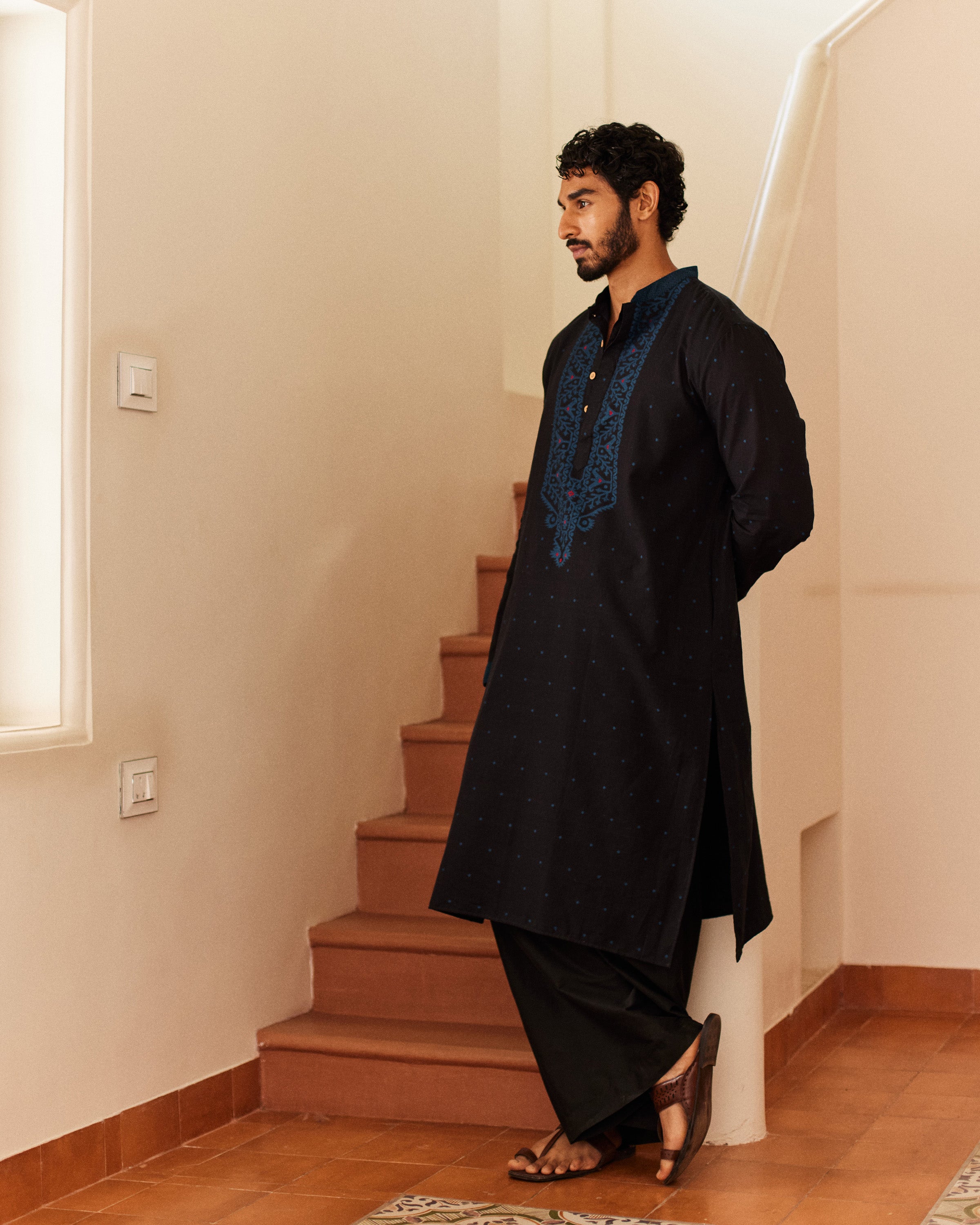 Raatri Jamdani kurta