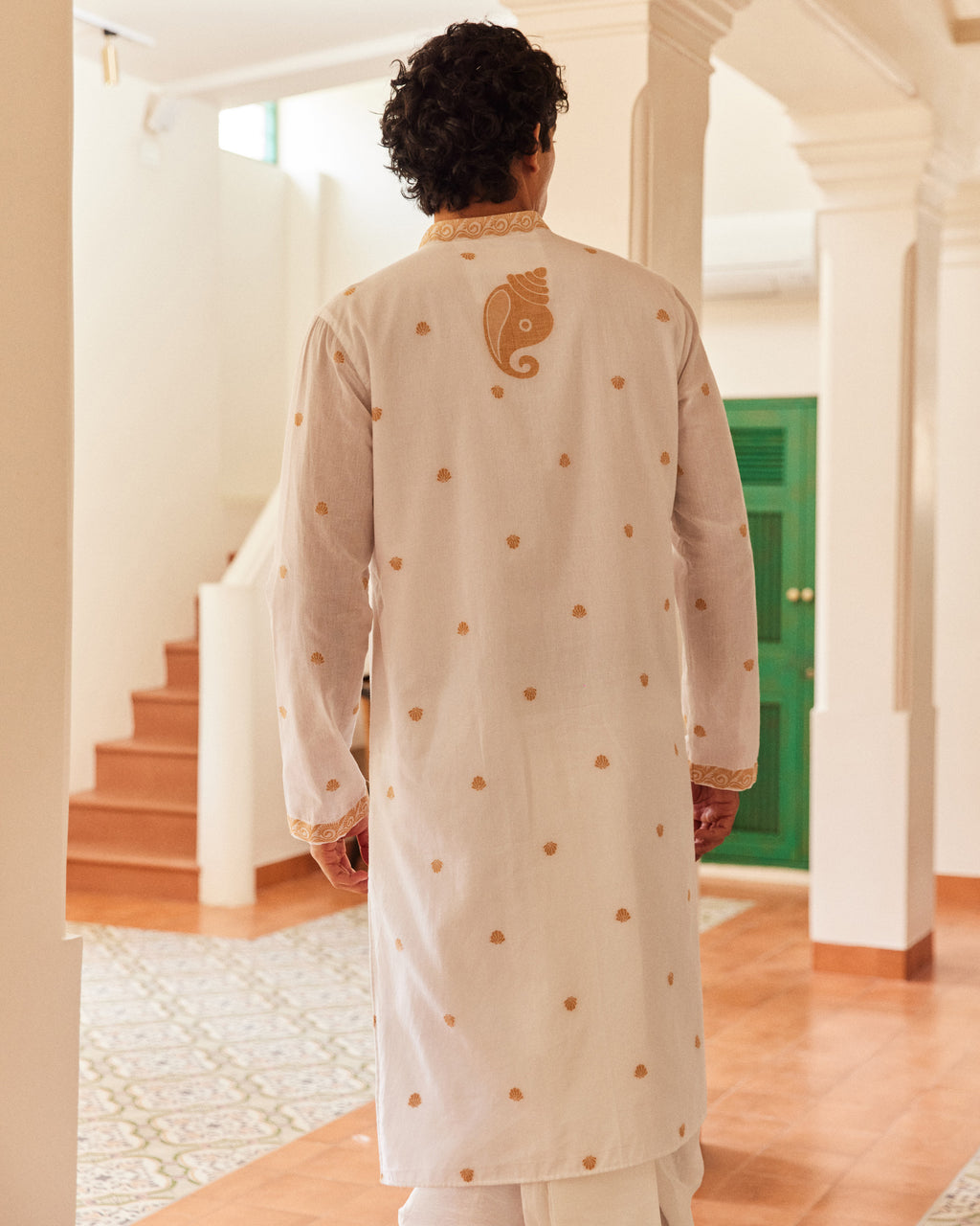 Bindu Mosh Jamdani  Kurta