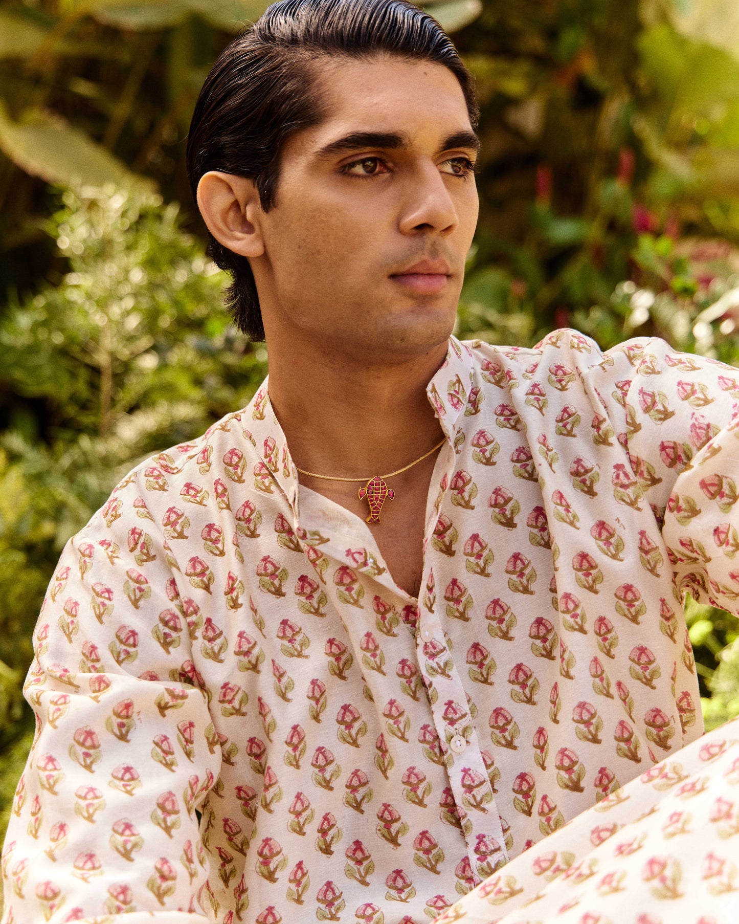 Anar Buta Pink kurta