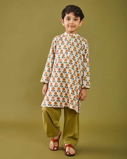 Sanganeri Guldavari Kurta Pajama Set