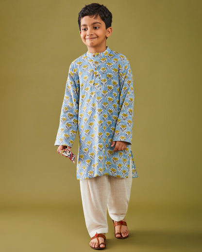Sanganeri Kyaari Kurta Pajama Set