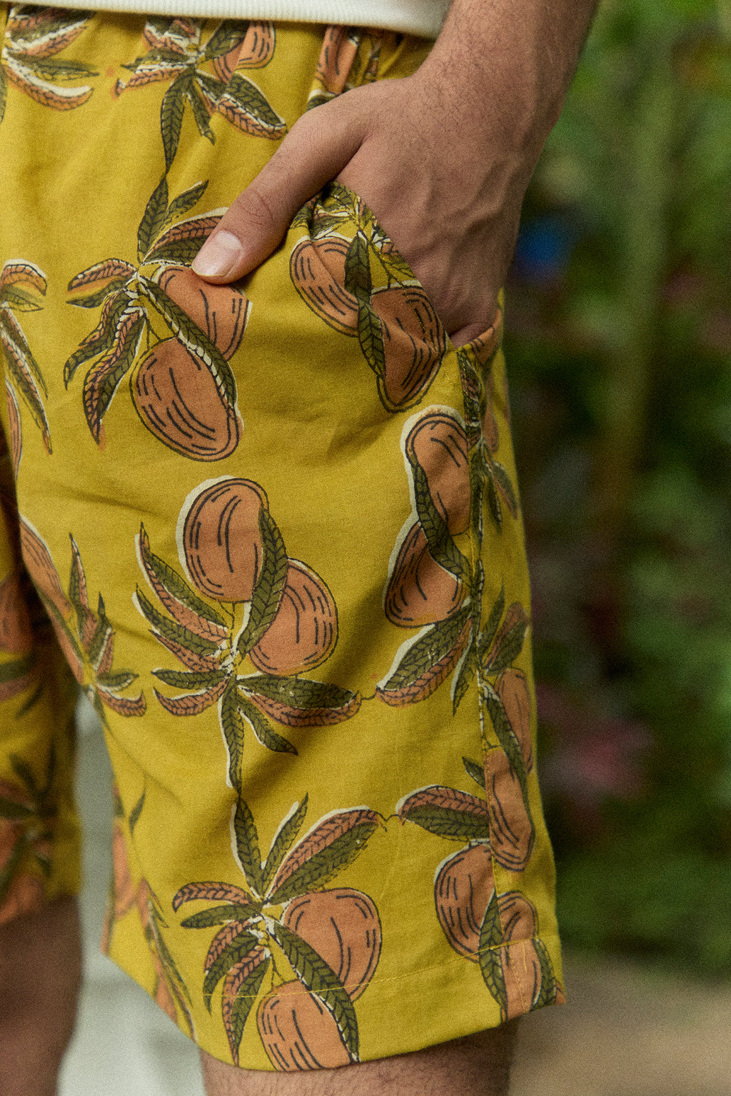 Ambo Tandri Mustard Shorts