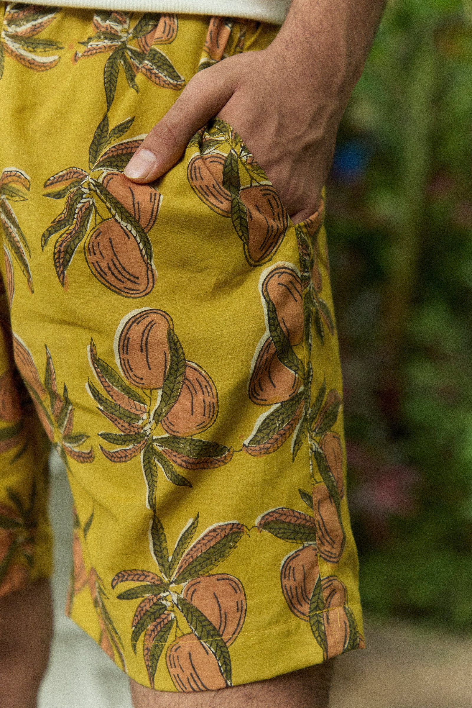 Ambo Tandri Mustard Shorts