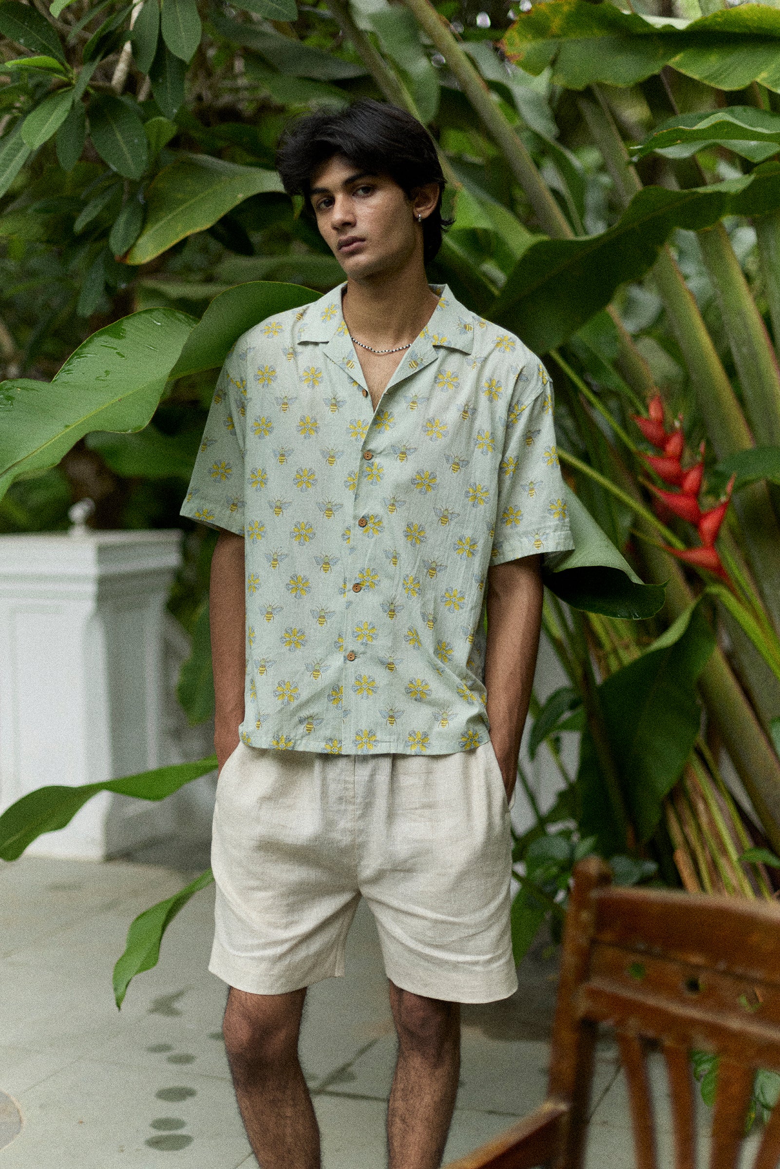 Musu Phool Mint Shirt