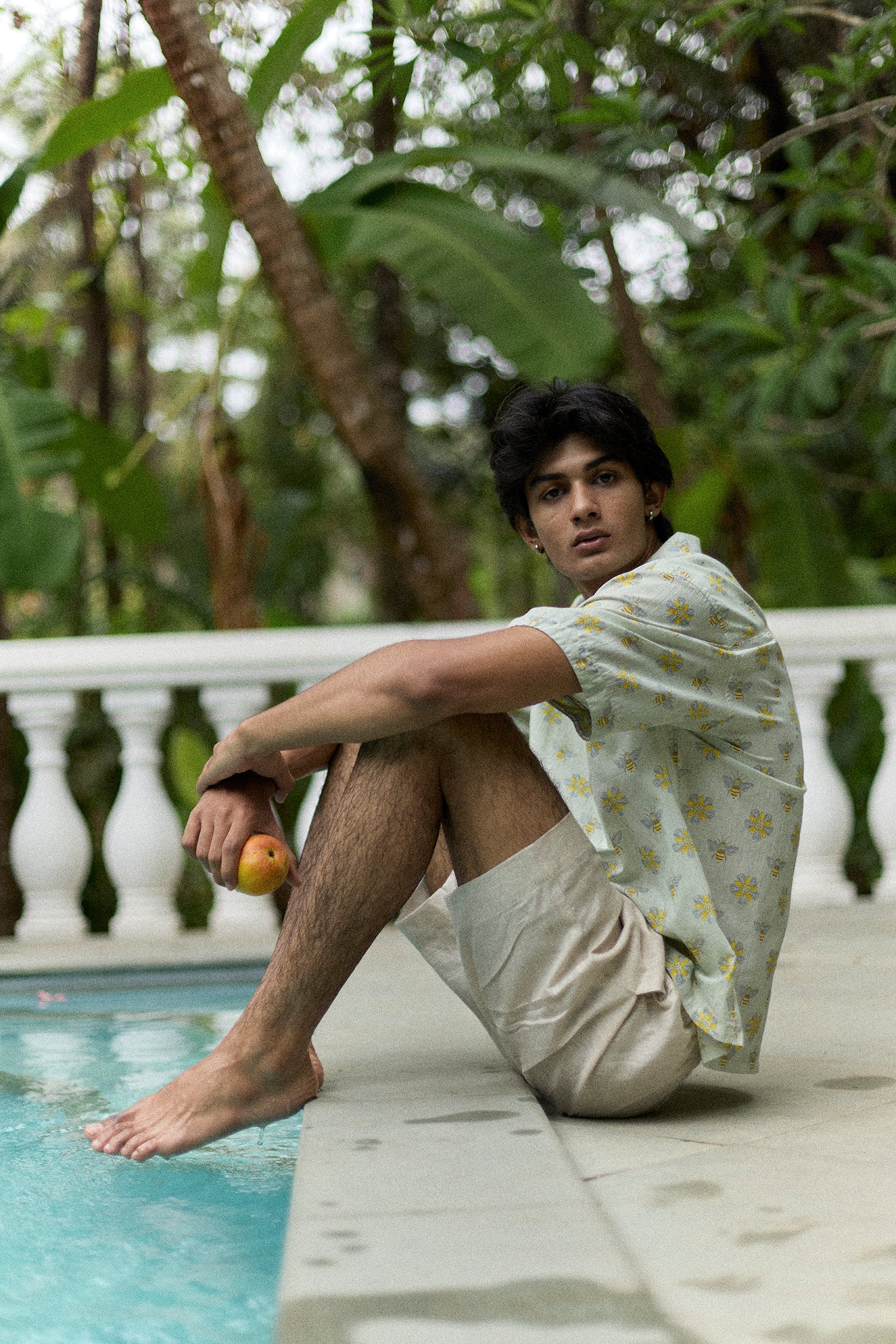 Musu Phool Mint Shirt