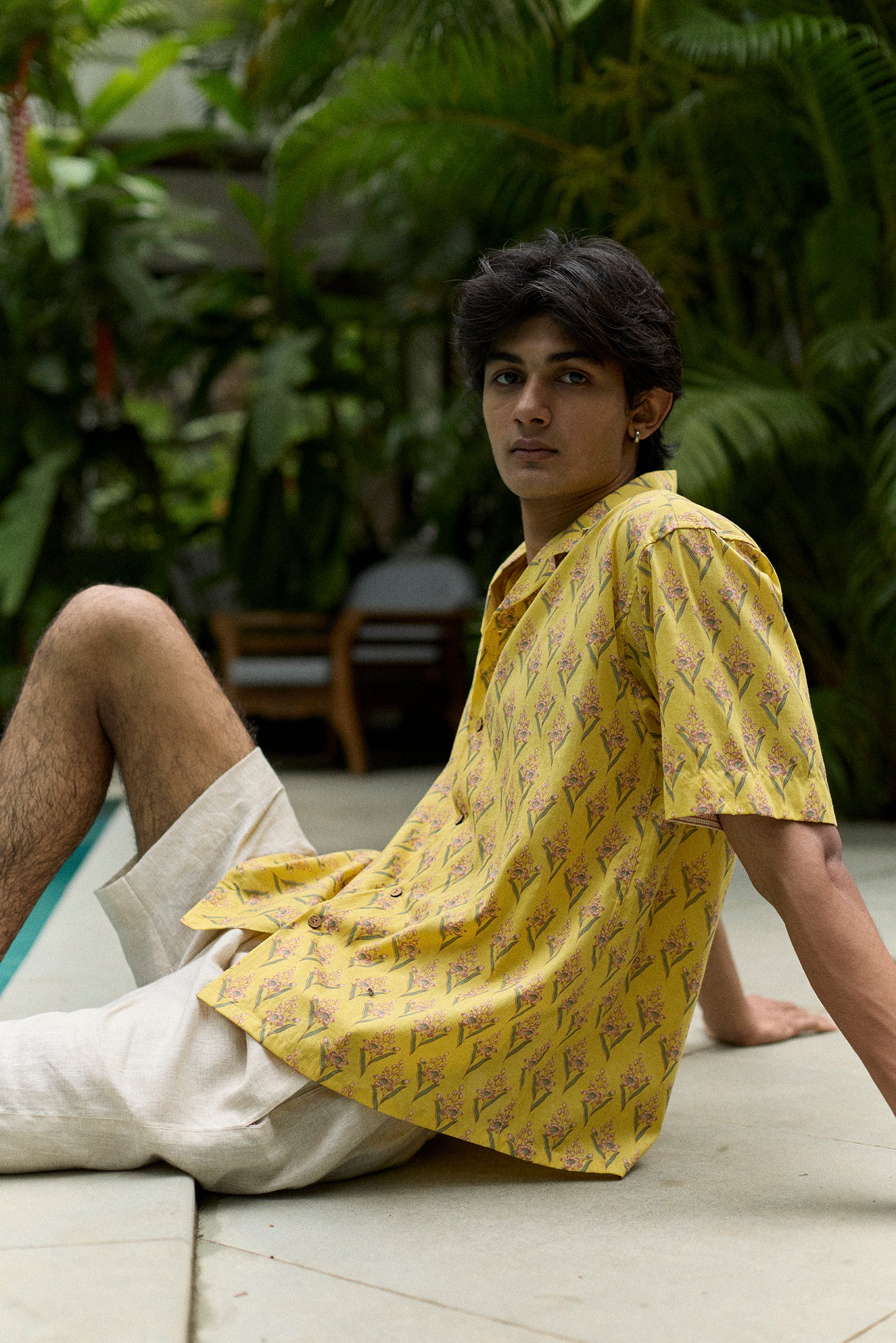 Ambe Phool Yellow Shirt