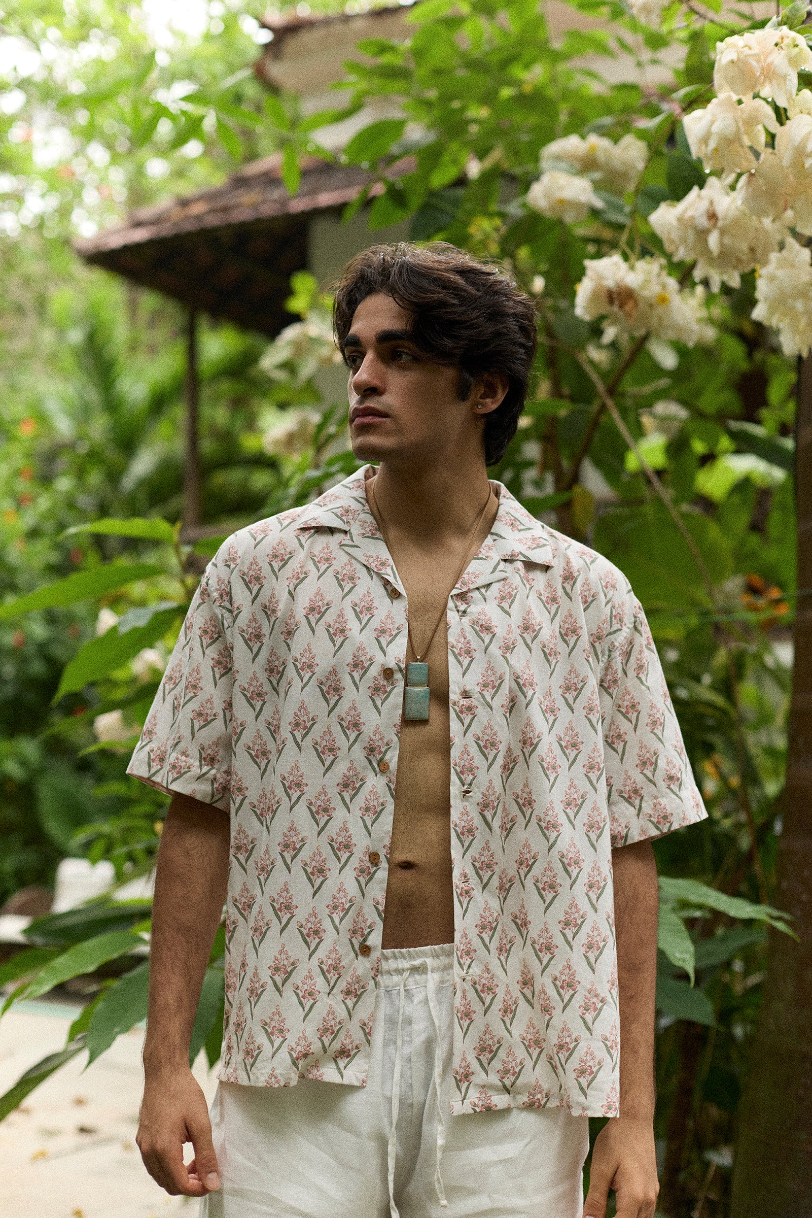 Ambe Phool White Shirt