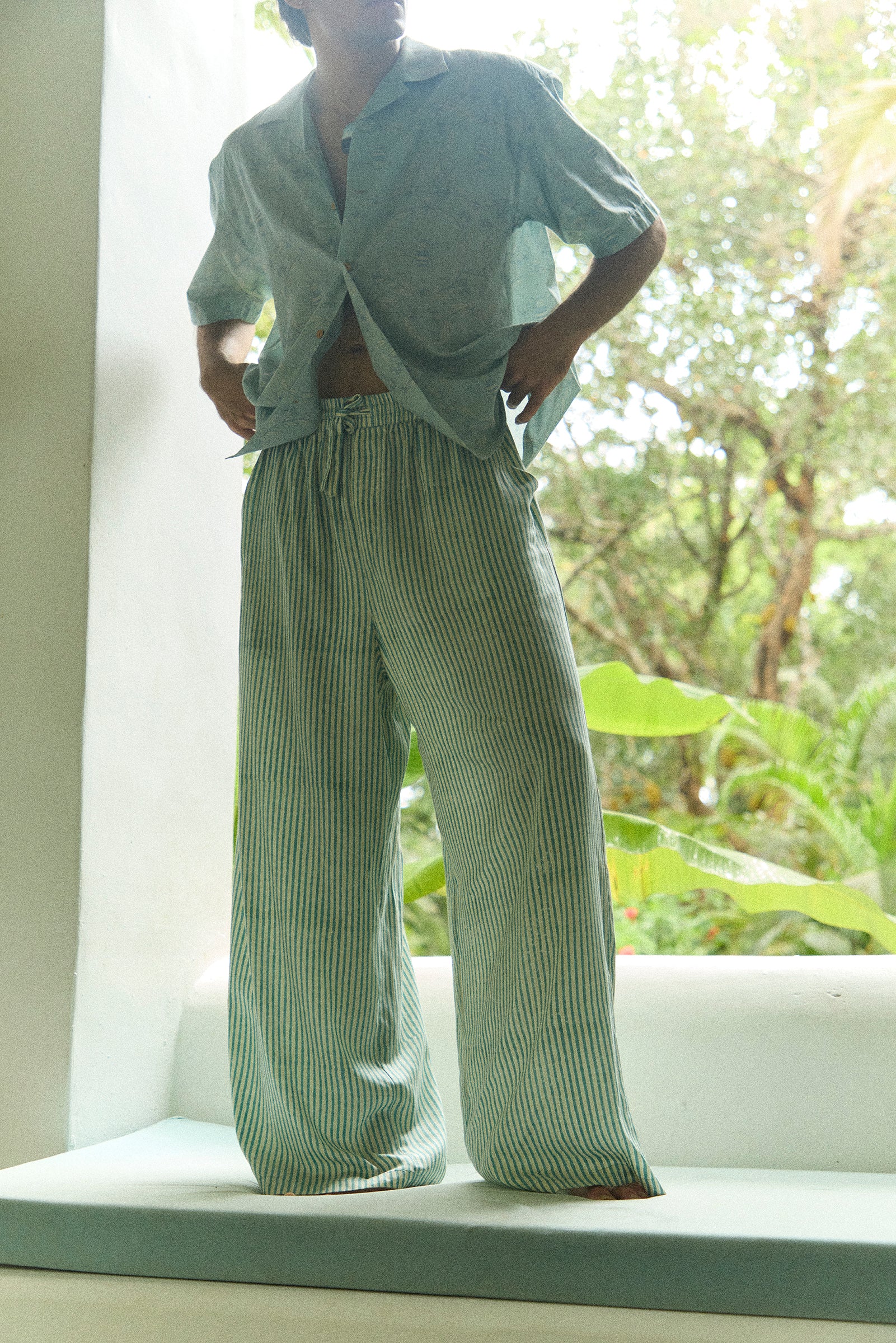 Reg Mint Wide Leg Pants