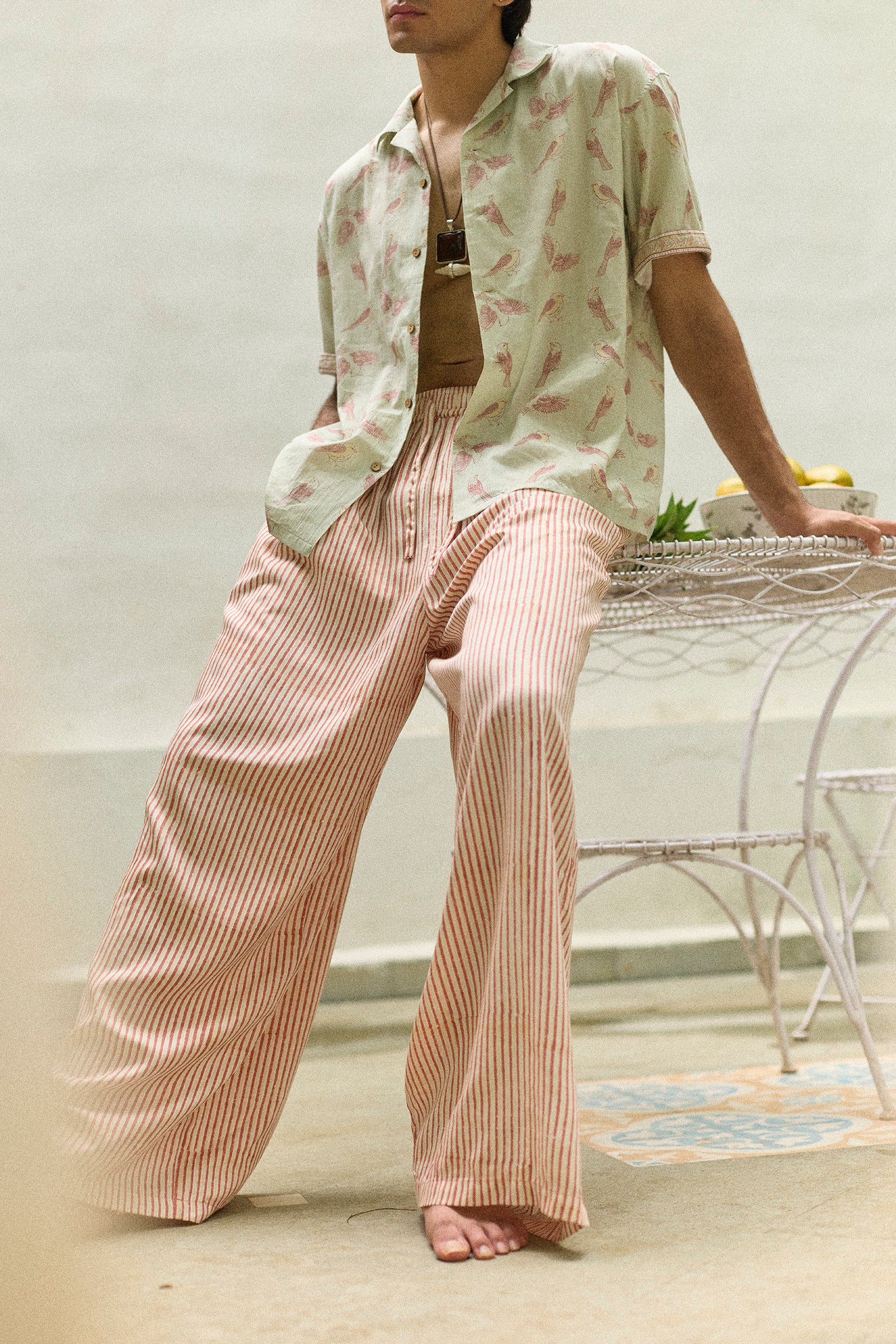 Reg Red Wide Leg Pants