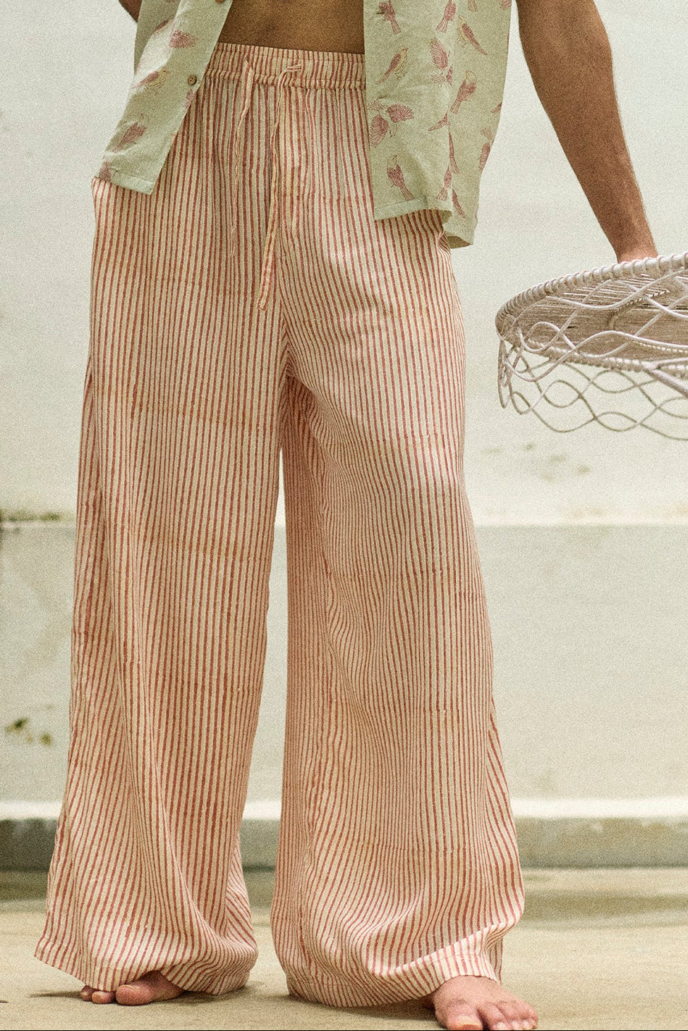 Reg Red Wide Leg Pants