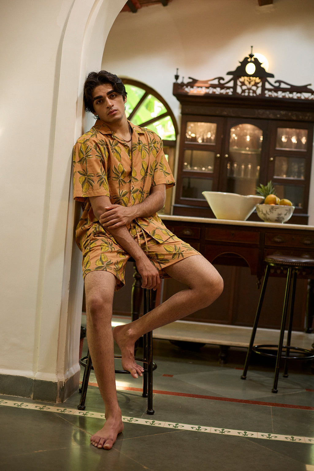 Ambo Tandri Peach Shirt