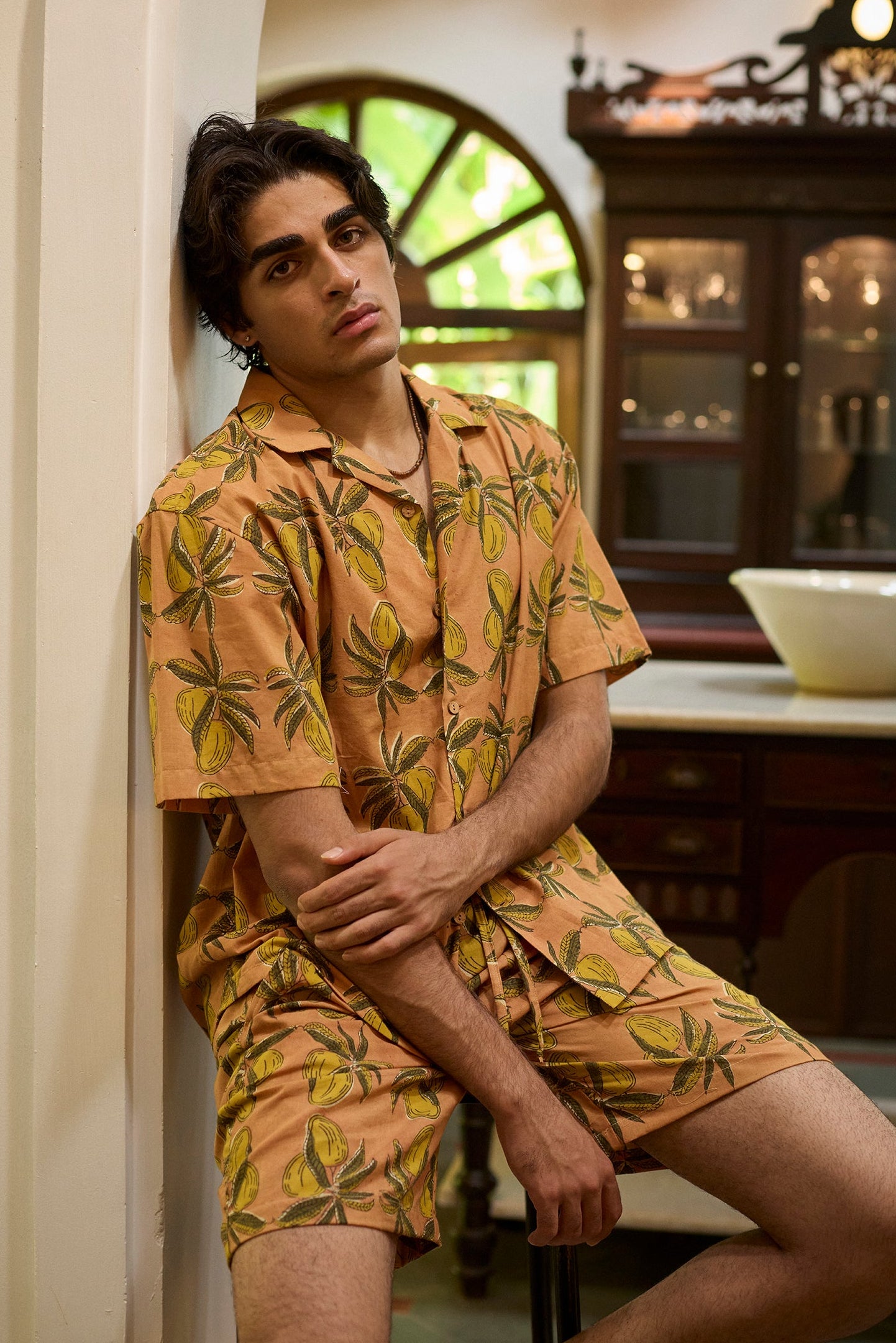 Ambo Tandri Peach Shirt