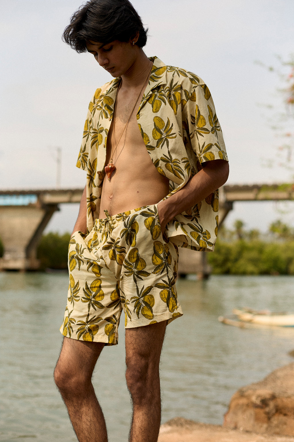Ambo Tandri White Shorts