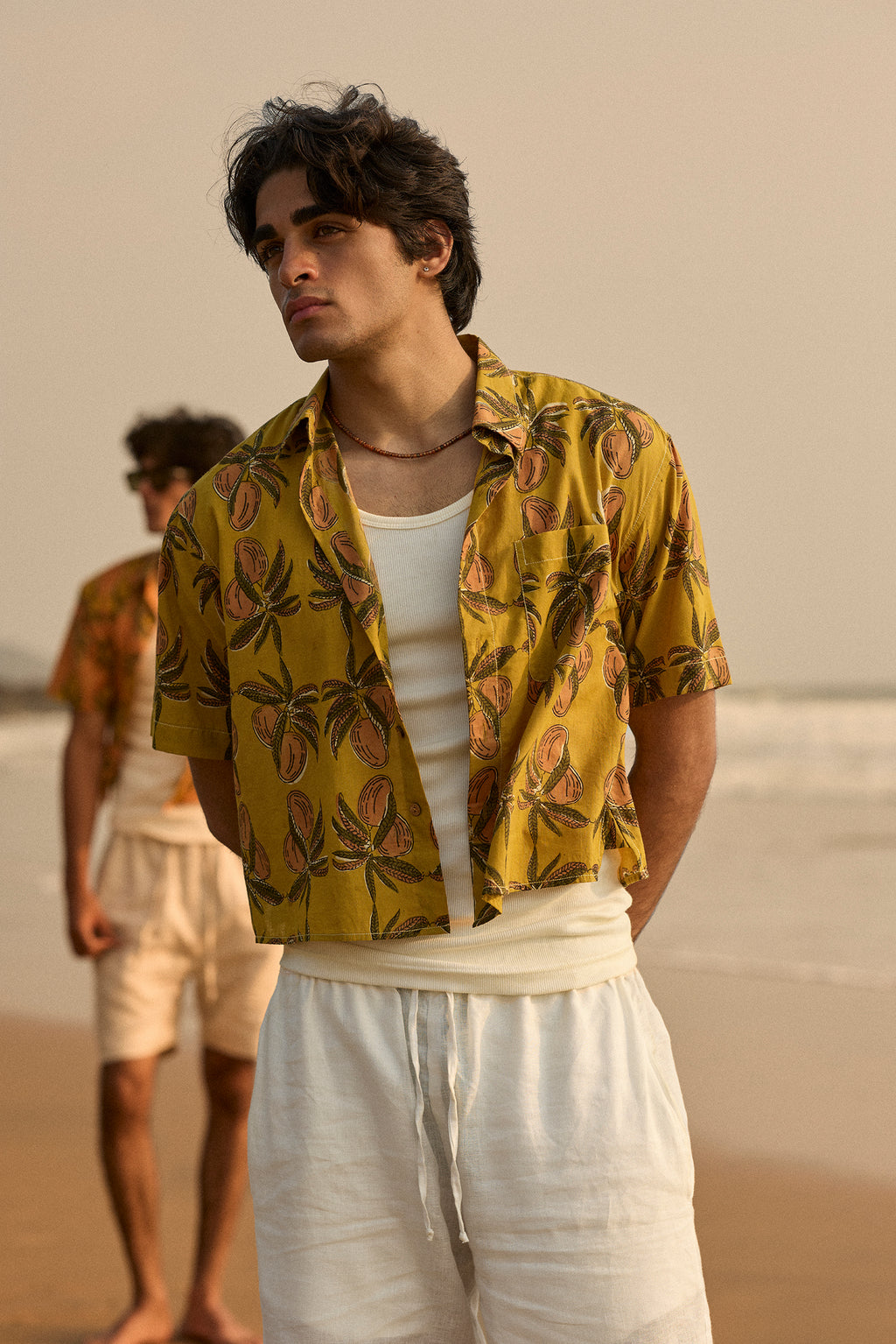 Ambo Tandri Mustard Short Shirt