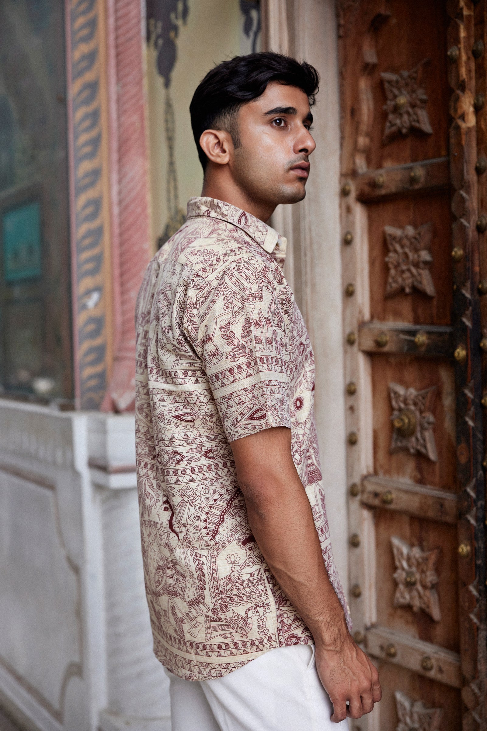 Madhubani Red Shirt