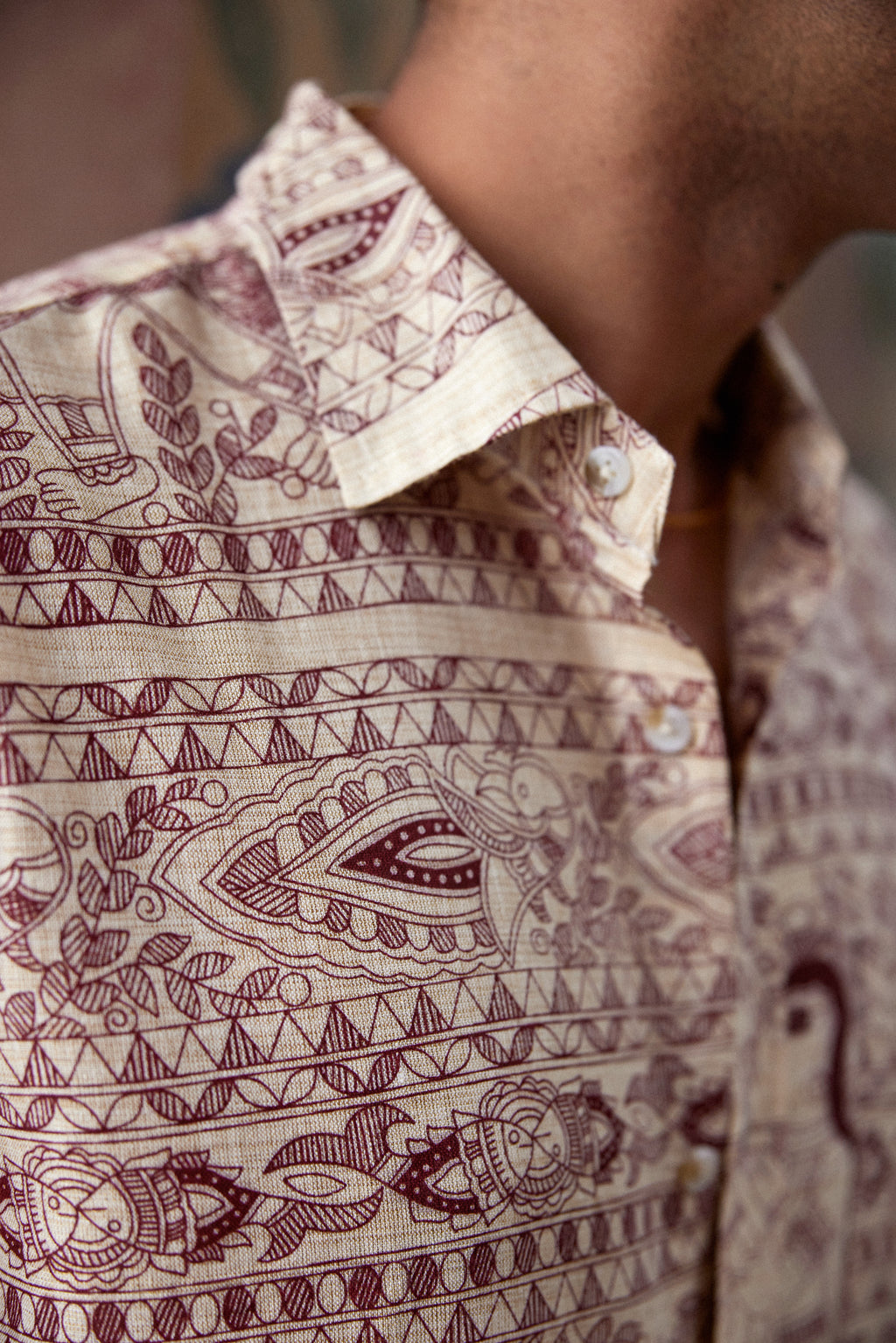 Madhubani Red Shirt