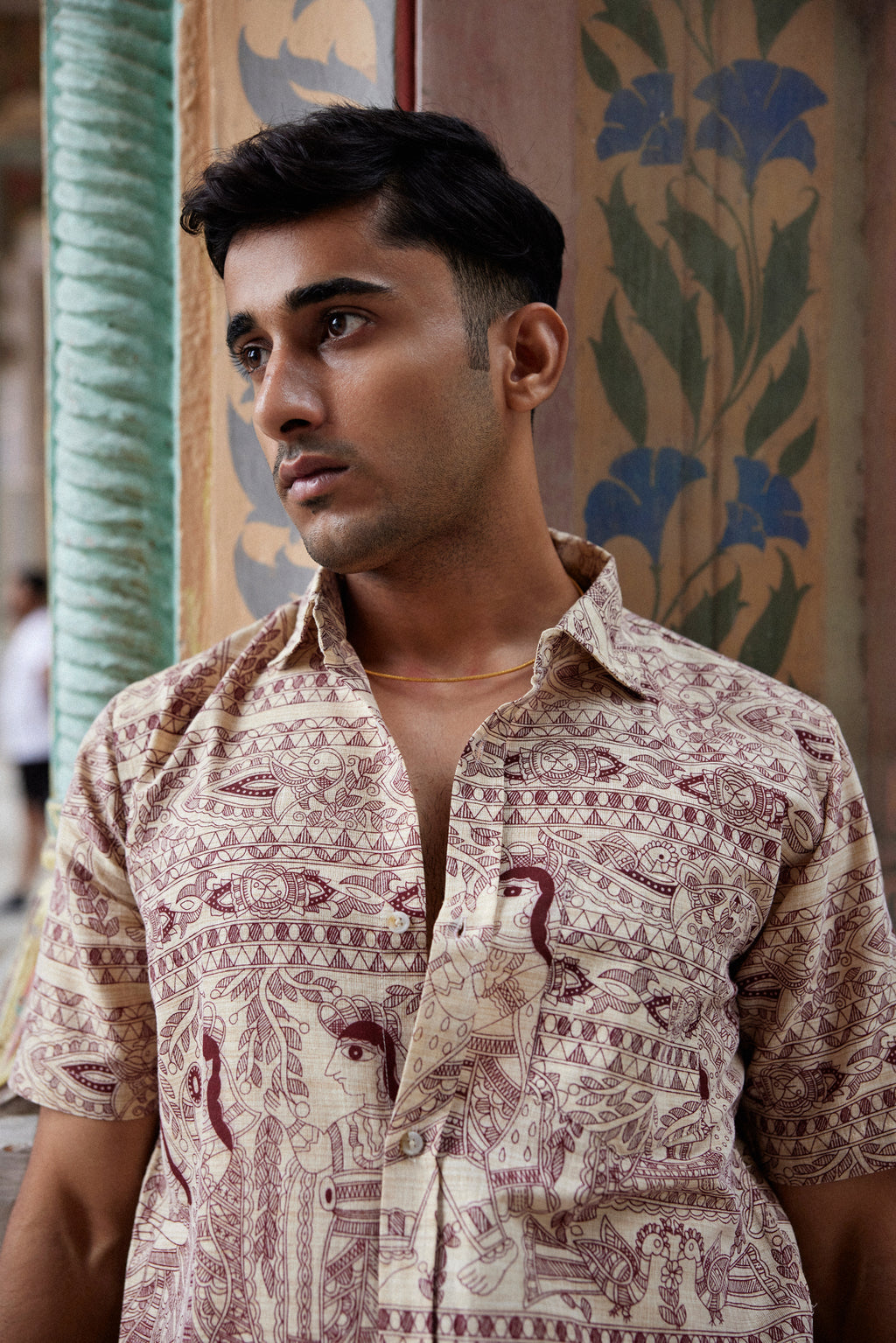 Madhubani Red Shirt