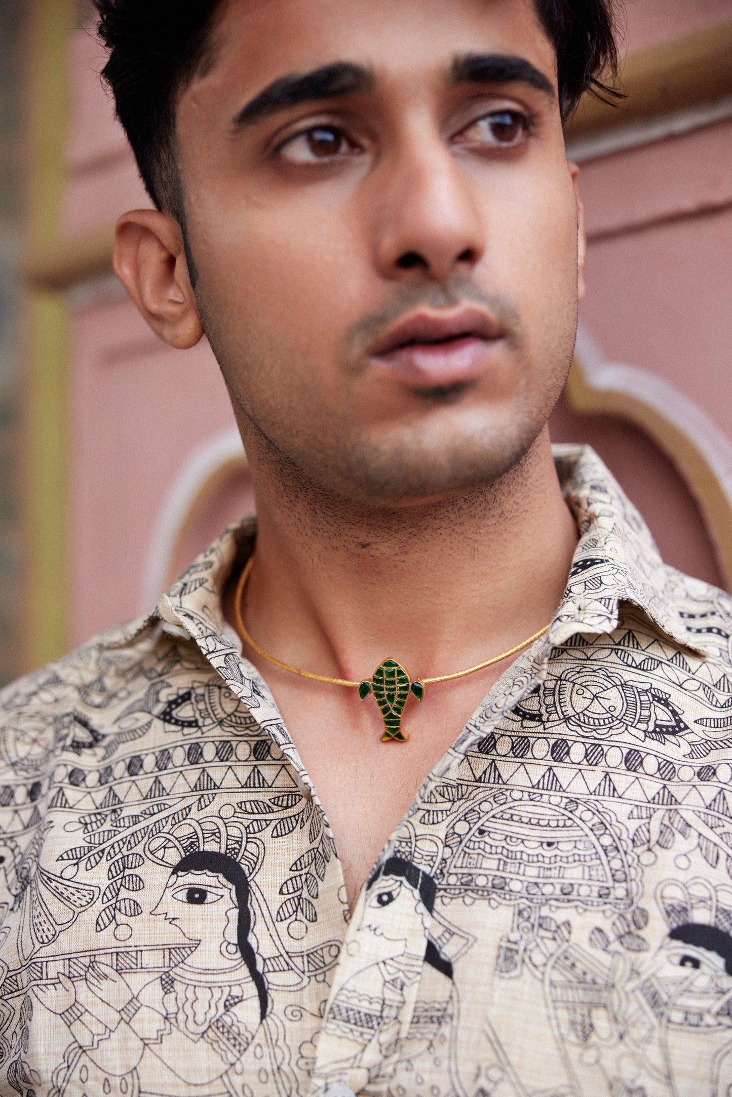 Machli Green Pendant