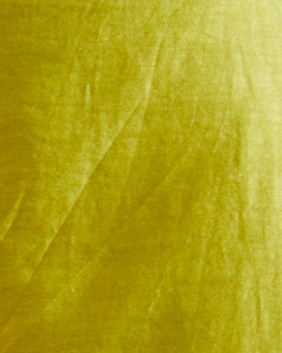 Green Pure Chanderi Saree With Pure Katan Silk Brocade Border