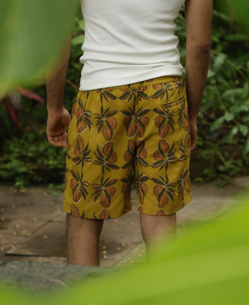 Ambo Tandri Mustard Shorts