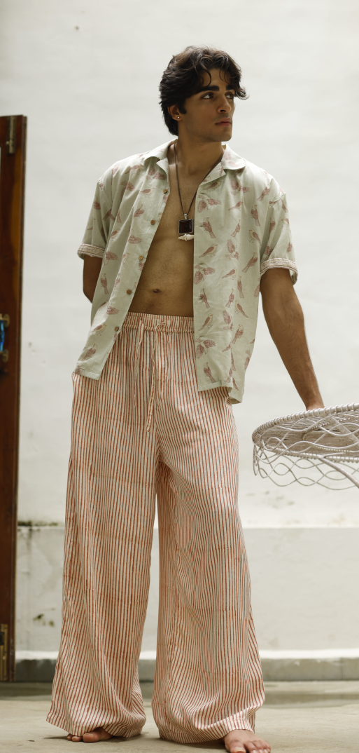 Reg Red Wide Leg Pants