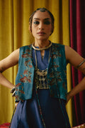 Mashru Kanwal Ajrakh waistcoat